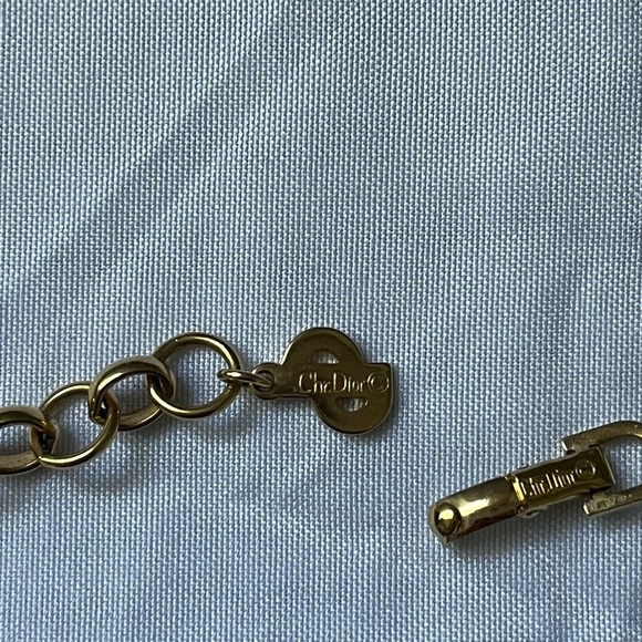 Vintage Christian Dior Rhinestone Necklace - Picture 4 of 8